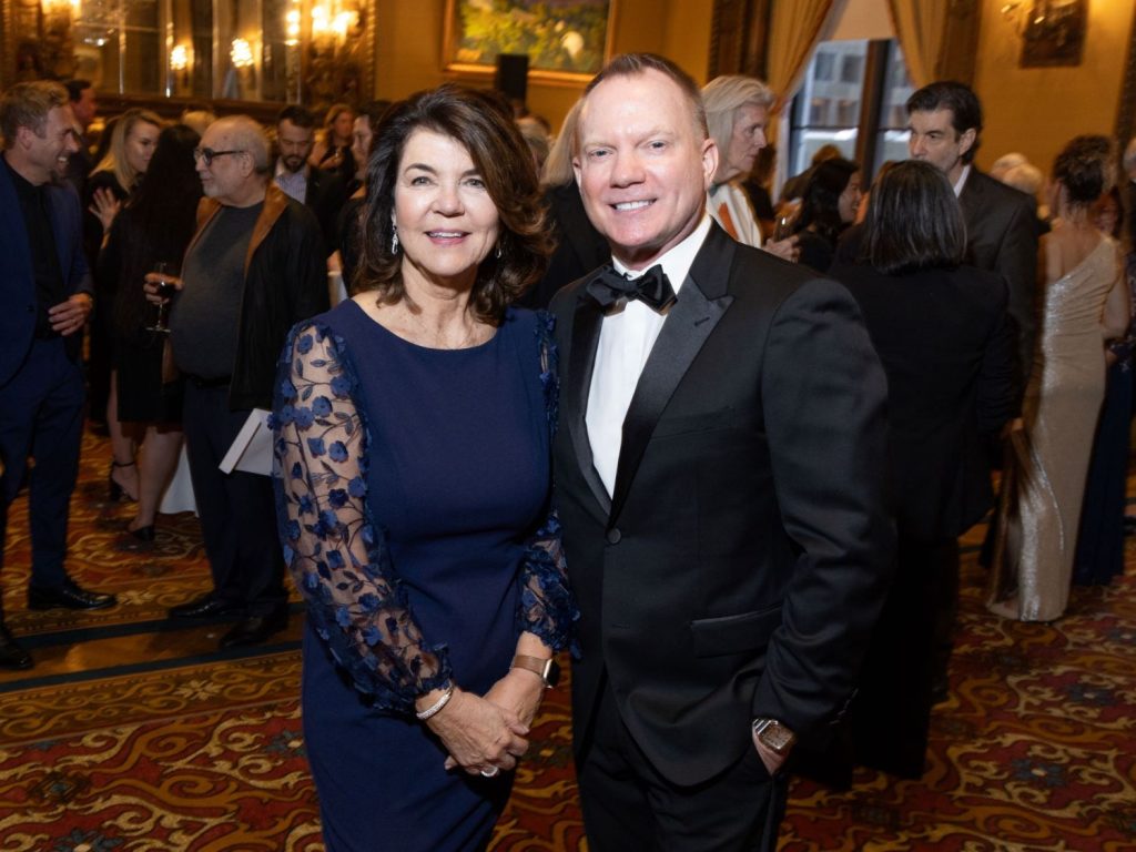 Debra Manners and John Drinker at Sycamores Gala